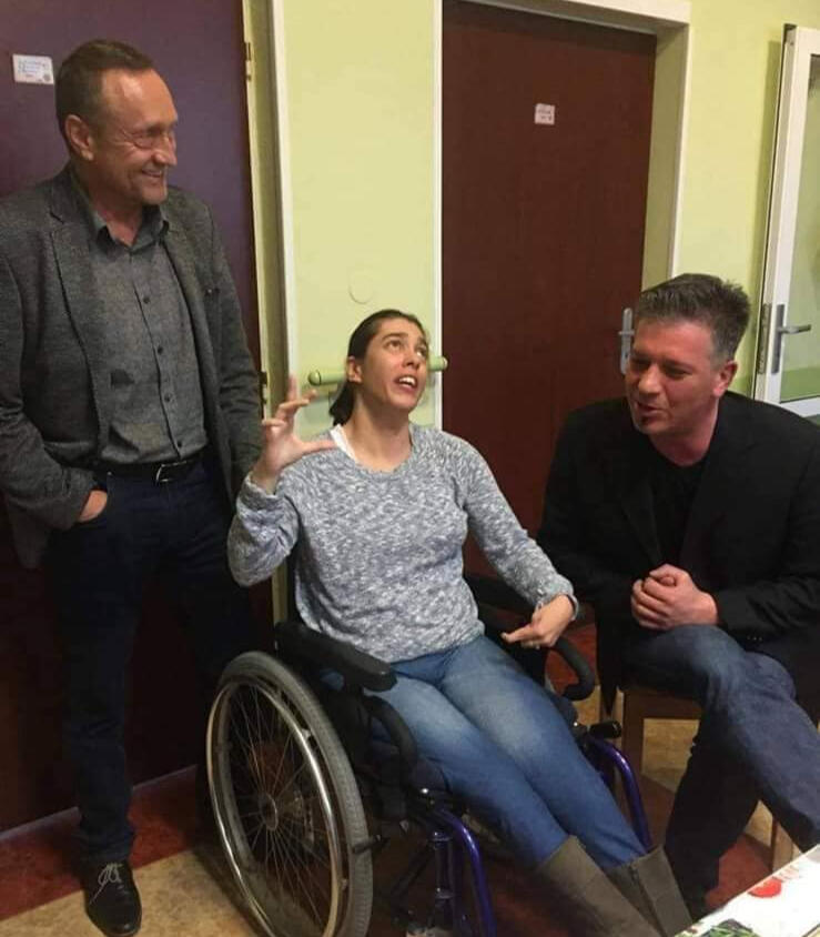 Ľubo Paulovič, jeho dcéra Dominika, Igor Roy